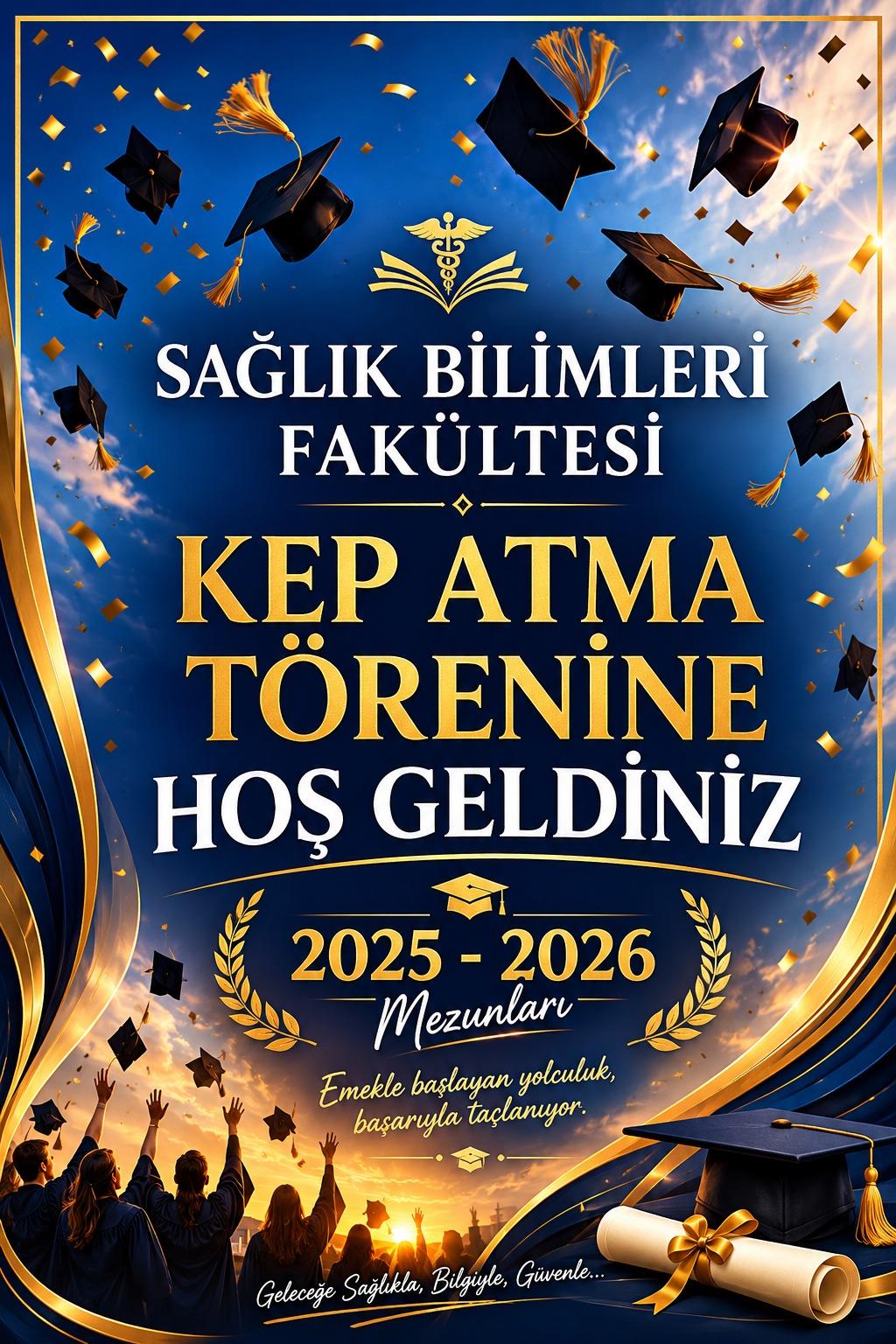2026 SAĞLIK BİLİMLERİ FAKÜLTESİ MEZUNİYET VE HEMŞİRELİK ANDI İÇME TÖRENİ GERÇEKLEŞTİRİLDİ