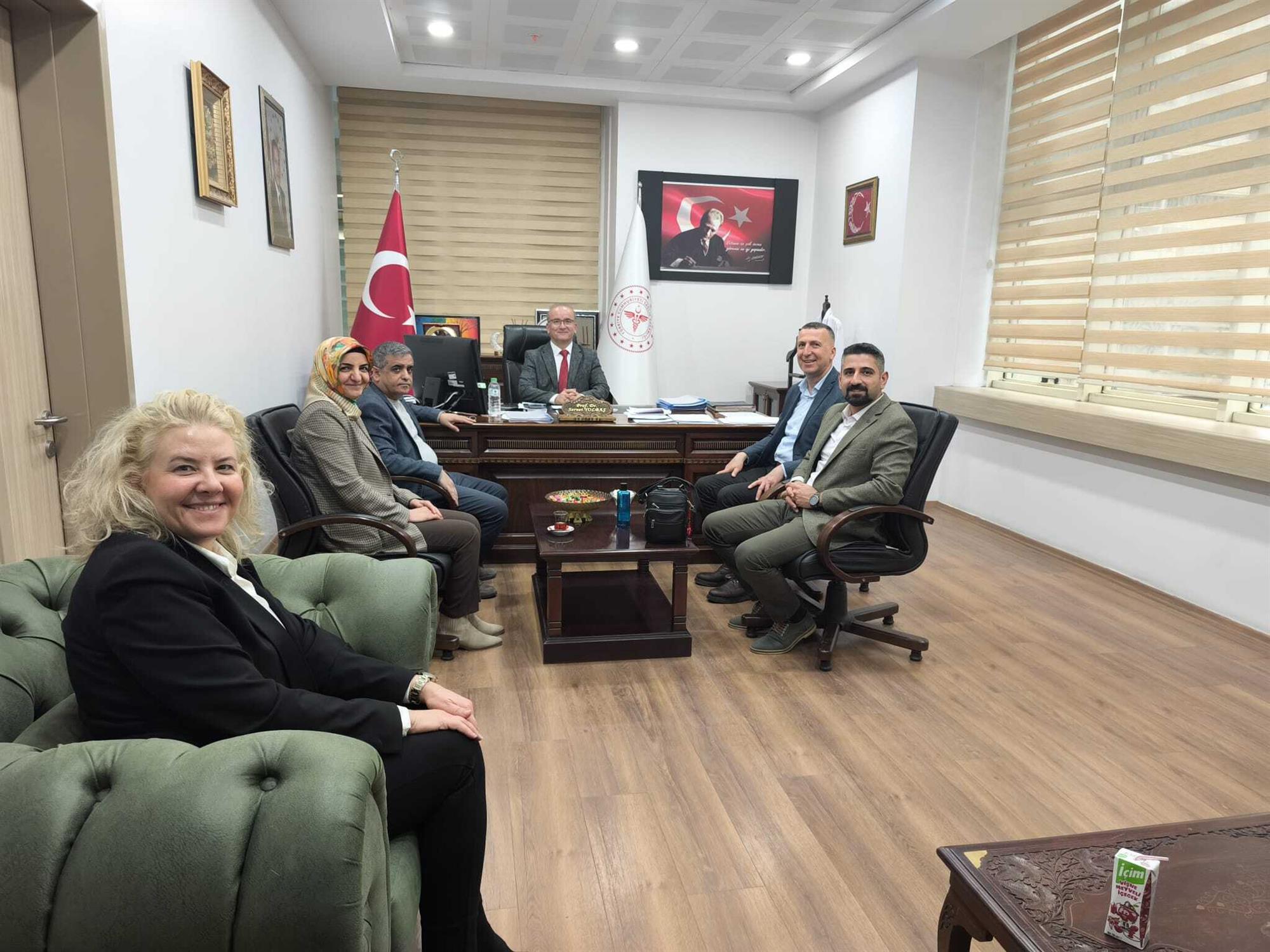 Başhekim ve Sağlık Hizmetleri Müdürüne ziyaret
